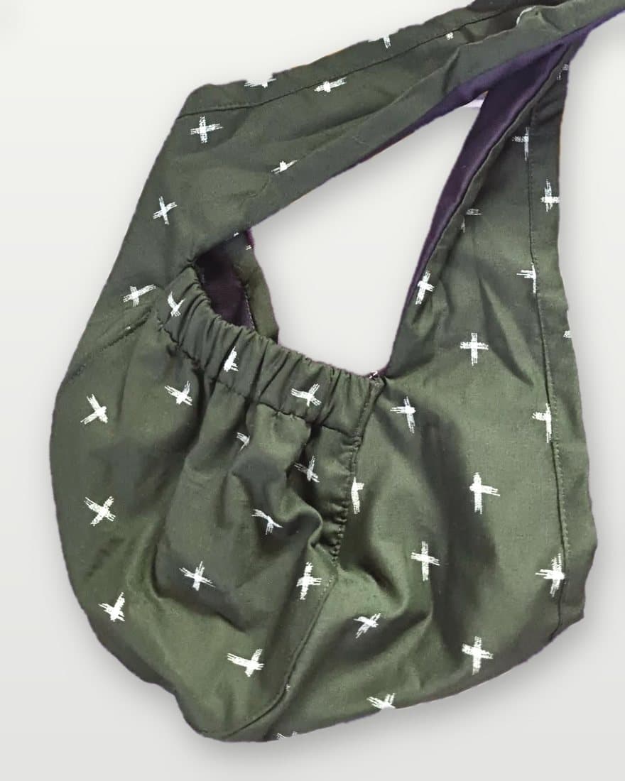 Scrub Cap in Olive Crosses